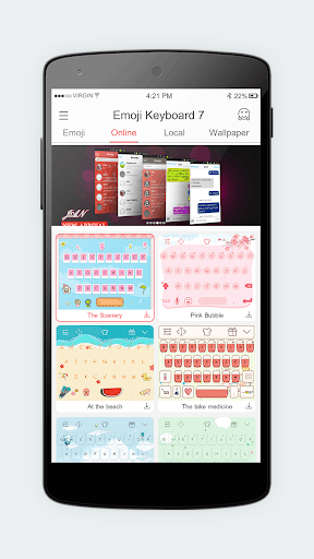Emoji Keyboard 7 - Cute Sticker, GIF, Emoticons screenshot 1