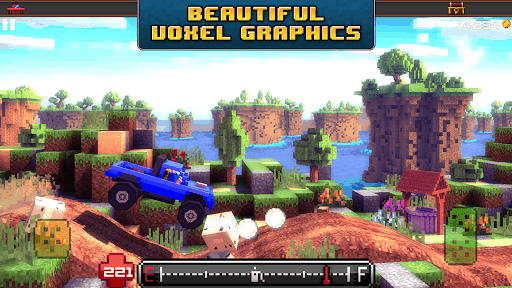 Blocky Roads screenshot 1