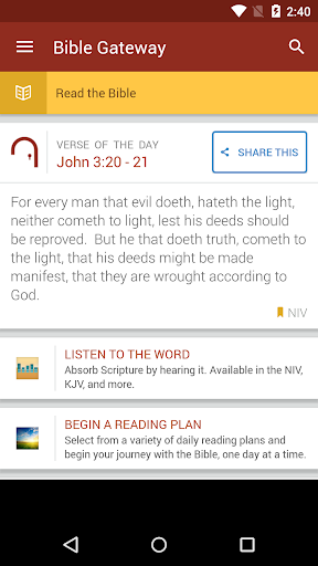 Bible Gateway screenshot 0