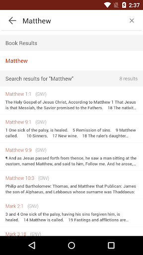 Bible Gateway screenshot 2