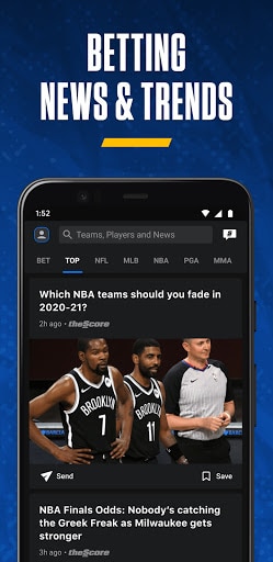 theScore: Live Sports Scores, News, Stats & Videos screenshot 2