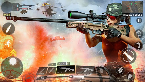 Free Fire Game 2021- FPS Shooting Game screenshot 4