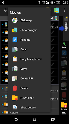 X-plore File Manager screenshot 2