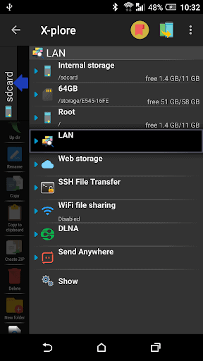 X-plore File Manager screenshot 3