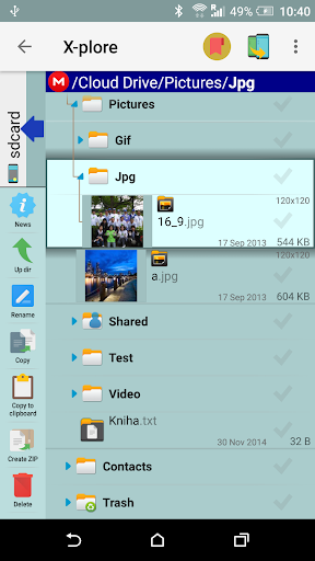 X-plore File Manager screenshot 5