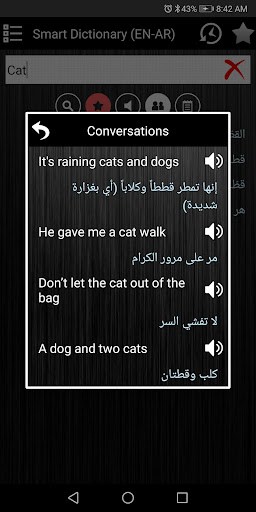 Smart Dictionary (English-Arabic) screenshot 3