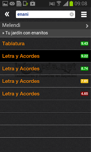 Tabs & Chords in Spanish screenshot 0