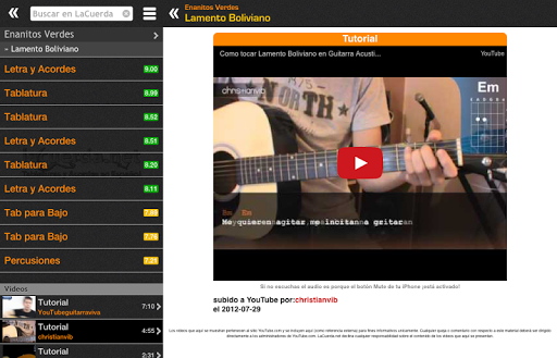 Tabs & Chords in Spanish screenshot 6