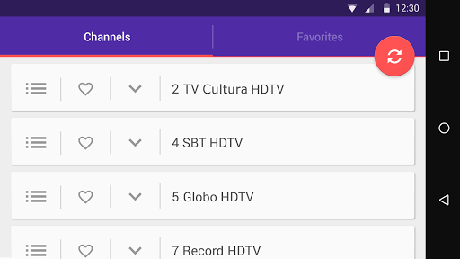 Mobile TV screenshot 2