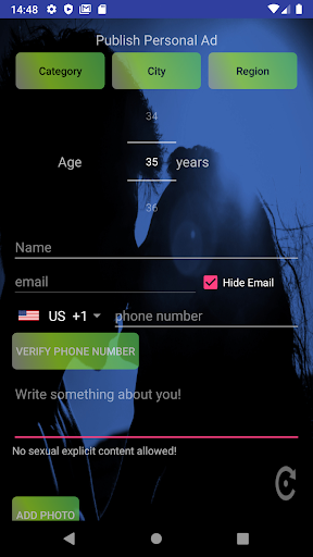 Men and Women Personal Ads - dating and love screenshot 0