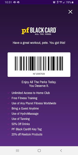Planet Fitness Workouts screenshot 1