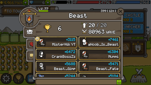 Grow Castle - Tower Defense screenshot 1