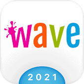 Wave Keyboard Background - Animations, Emojis, GIF medium icon